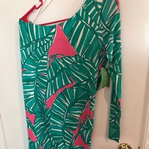 Lily Pulitzer one shoulder Dress